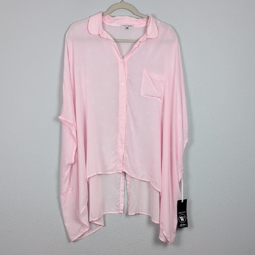 Wildfox Pink Swim Coverup